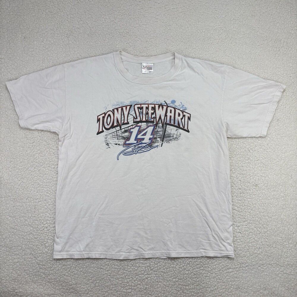 Nascar Tony Stewart #14 Double Sided Chase Authentics Mens XL Graphic T-shirt